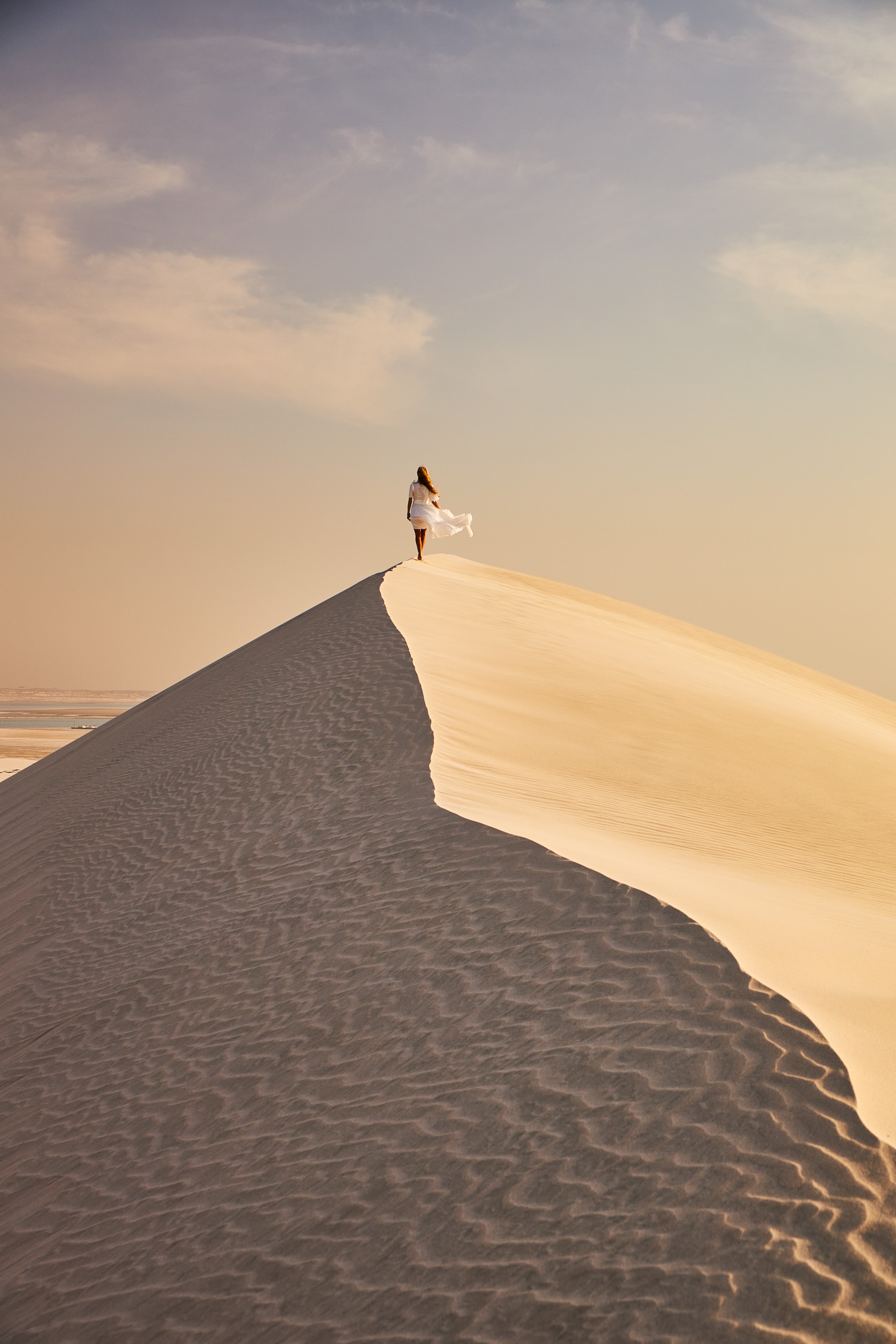 Внутреннее море (Хор Аль-Адаид) — real photograph of Qatar, AL KHALIDIAH TOURISM private tours
